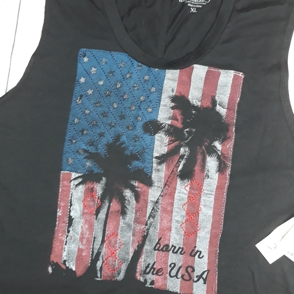 TRUE Vintage‎  Slvess Scoop Top NWT - Picture 3 of 6